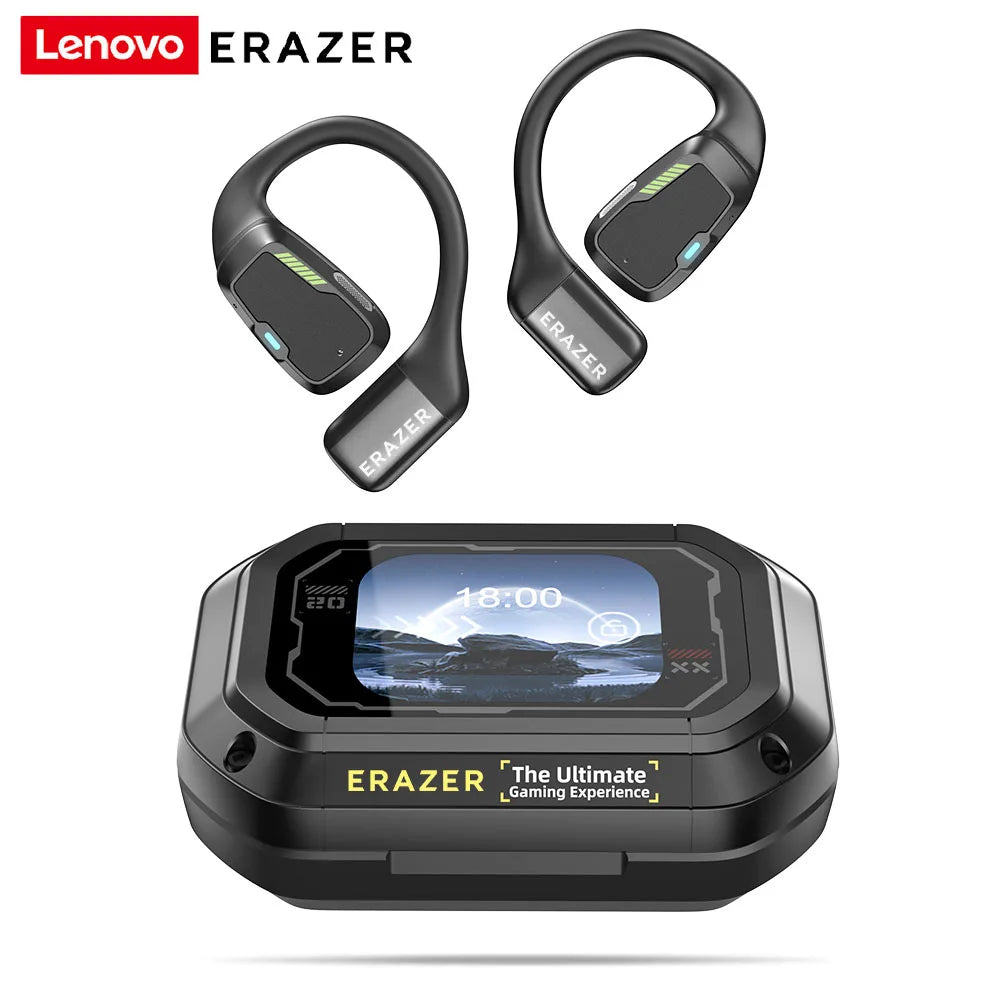 Auriculares inalámbricos Erazer XP6 con traductor de IA, auriculares para juegos con ecualizador y aplicación Bluetooth, sonido potente y resistente al agua.