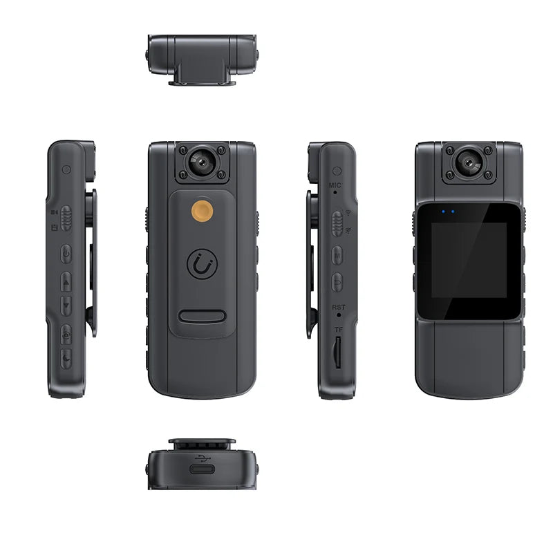 JOZUZE L11 Mini caméra HD 1080p, enregistreur vidéo numérique portable, caméra corporelle avec vision nocturne infrarouge, caméra de police, petite caméra pour vélo 