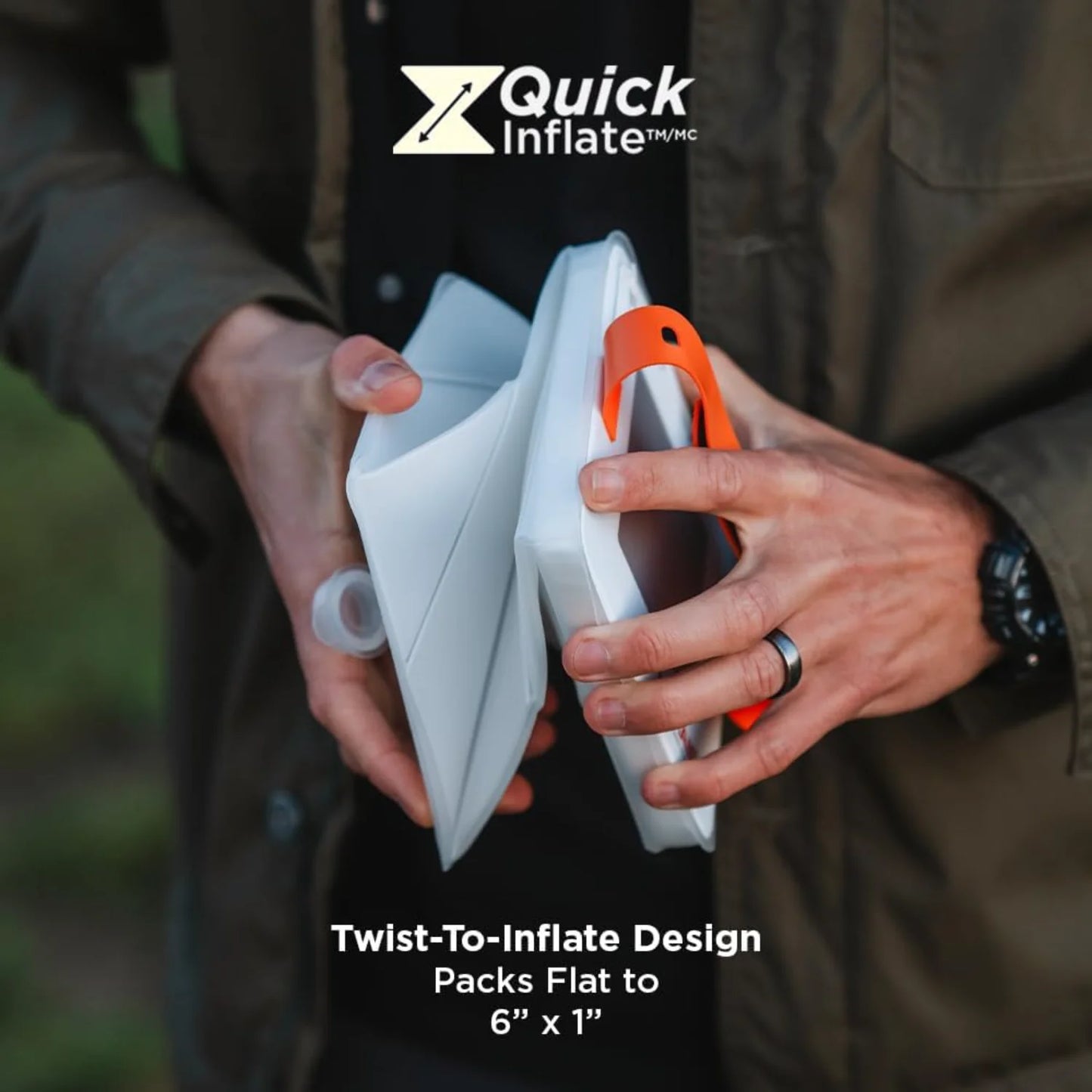 2-in-1 Solar Camping Lantern and Phone Charger - Inflatable LED Lamp for Camping, Hiking and Travel - Emergency Light f