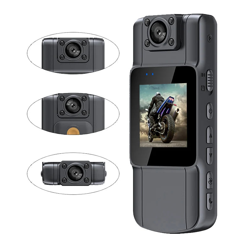 JOZUZE L11 Mini caméra HD 1080p, enregistreur vidéo numérique portable, caméra corporelle avec vision nocturne infrarouge, caméra de police, petite caméra pour vélo 